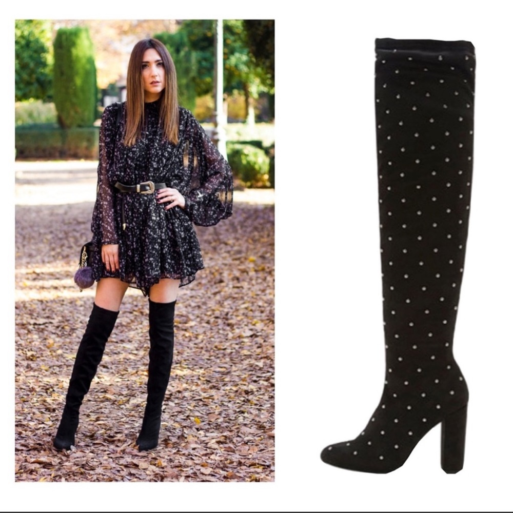 Jessica Simpson Bressy Over-the-knee Suede Studded Boots